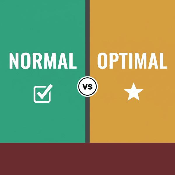 Normal vs Optimal - Your doctor says normal, we show you optimal